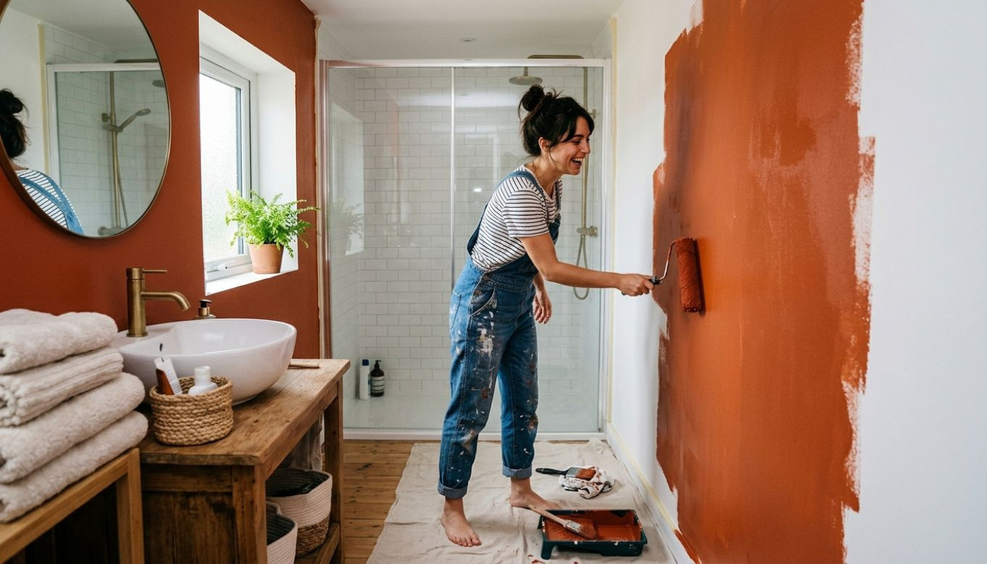 Quand la couleur des murs réinvente l’ambiance de votre salle de bain