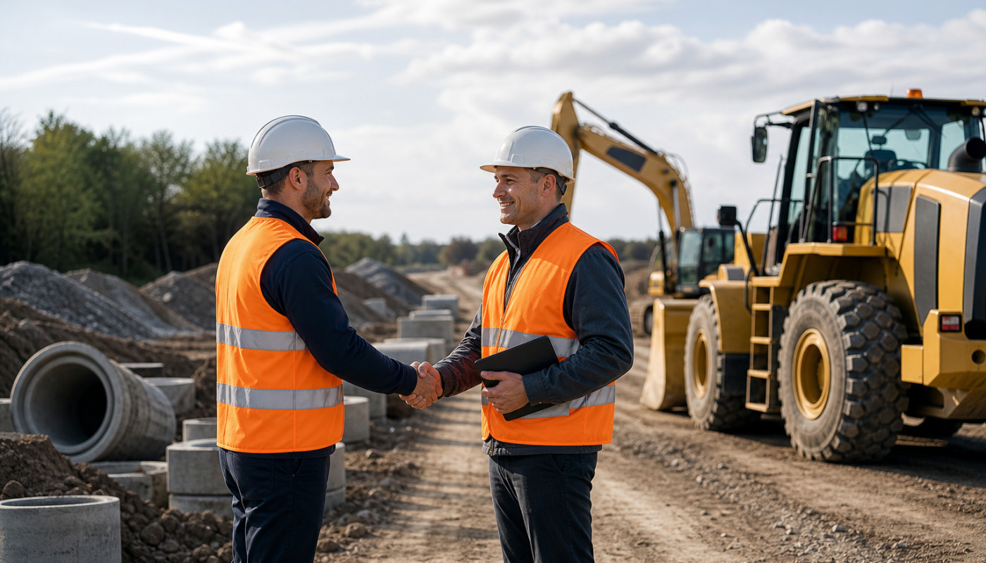 Quand la location optimise la logistique sur les chantiers de travaux publics